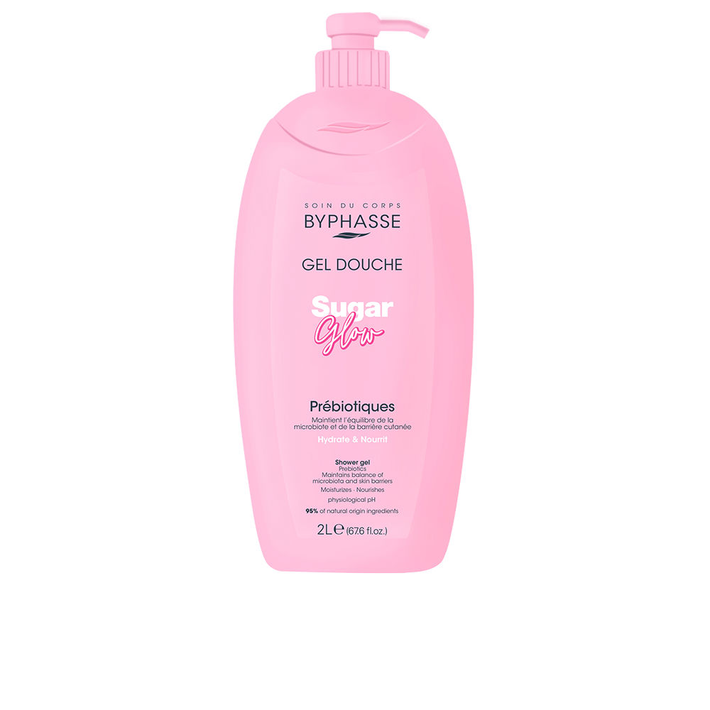 BYPHASSE  SUGAR GLOW prebiotic shower gel 2000 ml