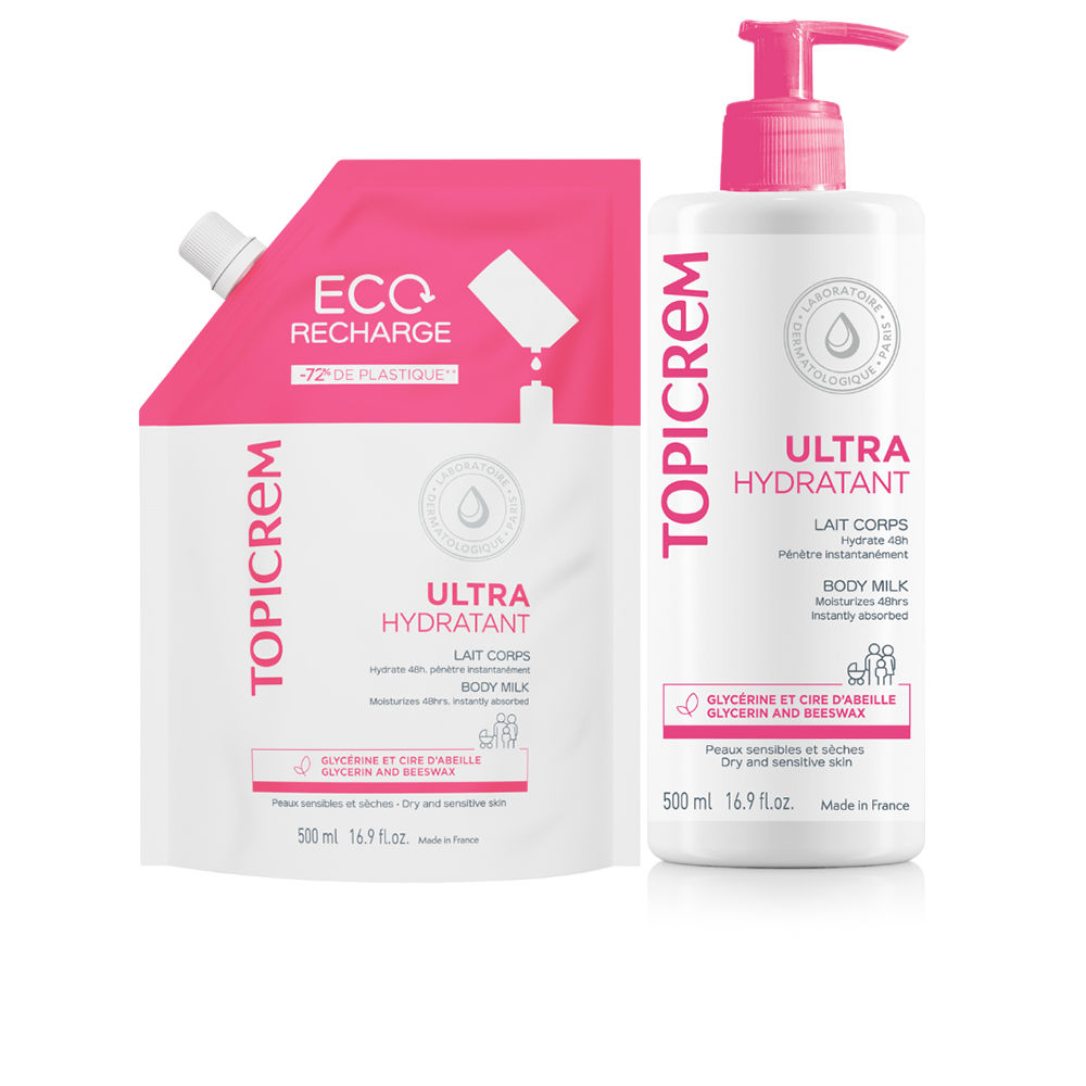 TOPICREM  UH ULTRA MOISTURIZING MILK + REFILL 2 units