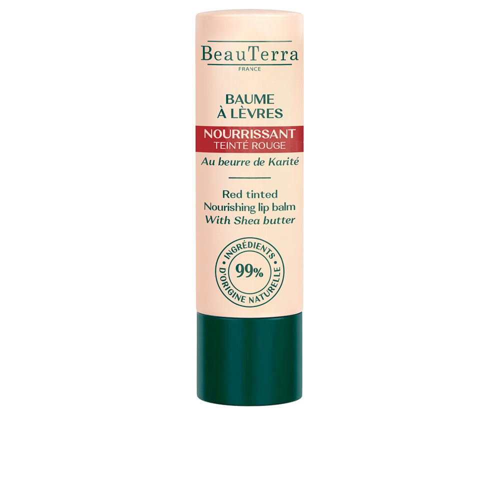 BEAUTERRA  BÁLSAMO LABIAL con color #Rojo 4 gr