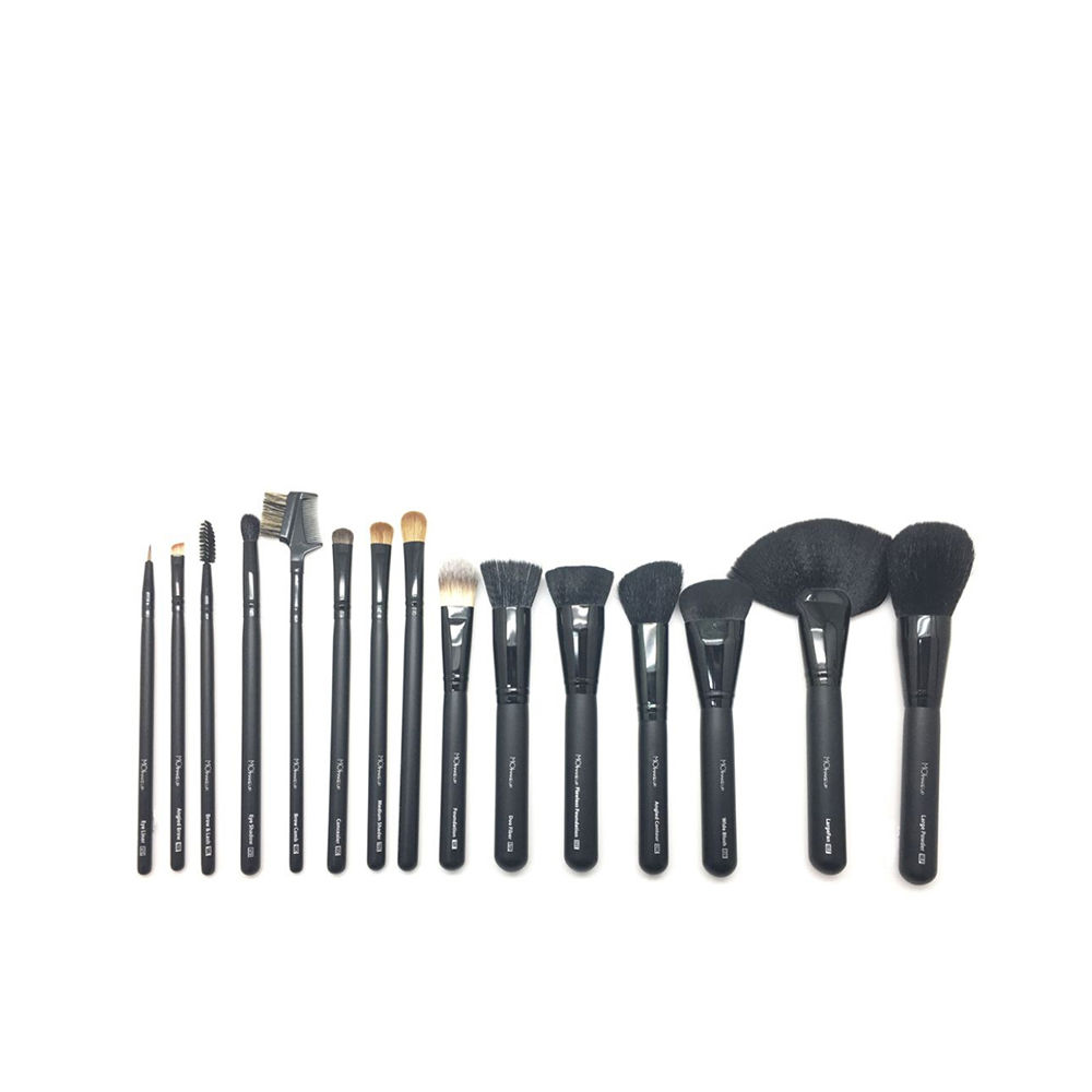 MOI  PROFESSIONAL BRUSHES AND BRUSHES CASE 15 pcs