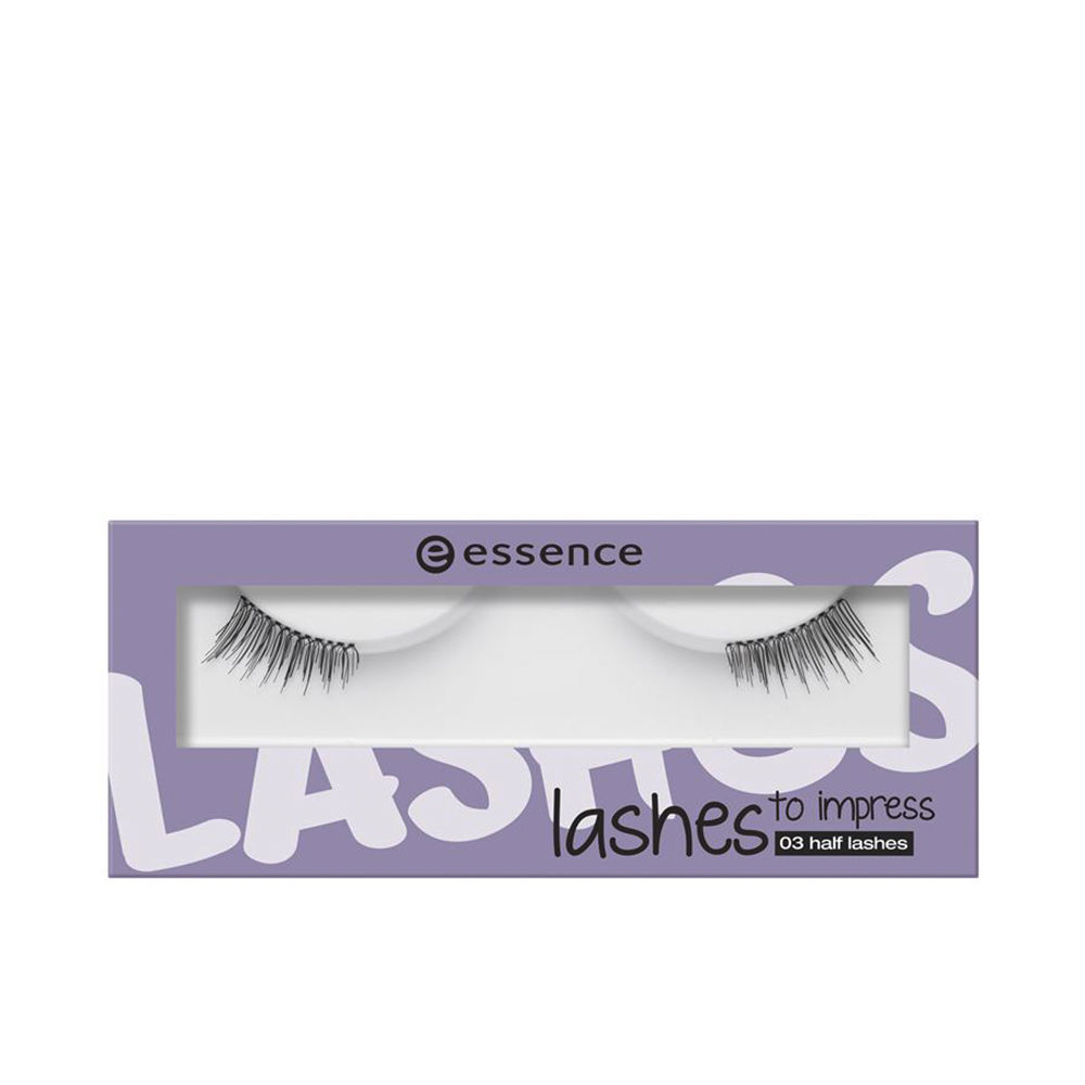 ESSENCE  LASHES TO IMPRESS pestañas artificiales #03-half lashes 1 u