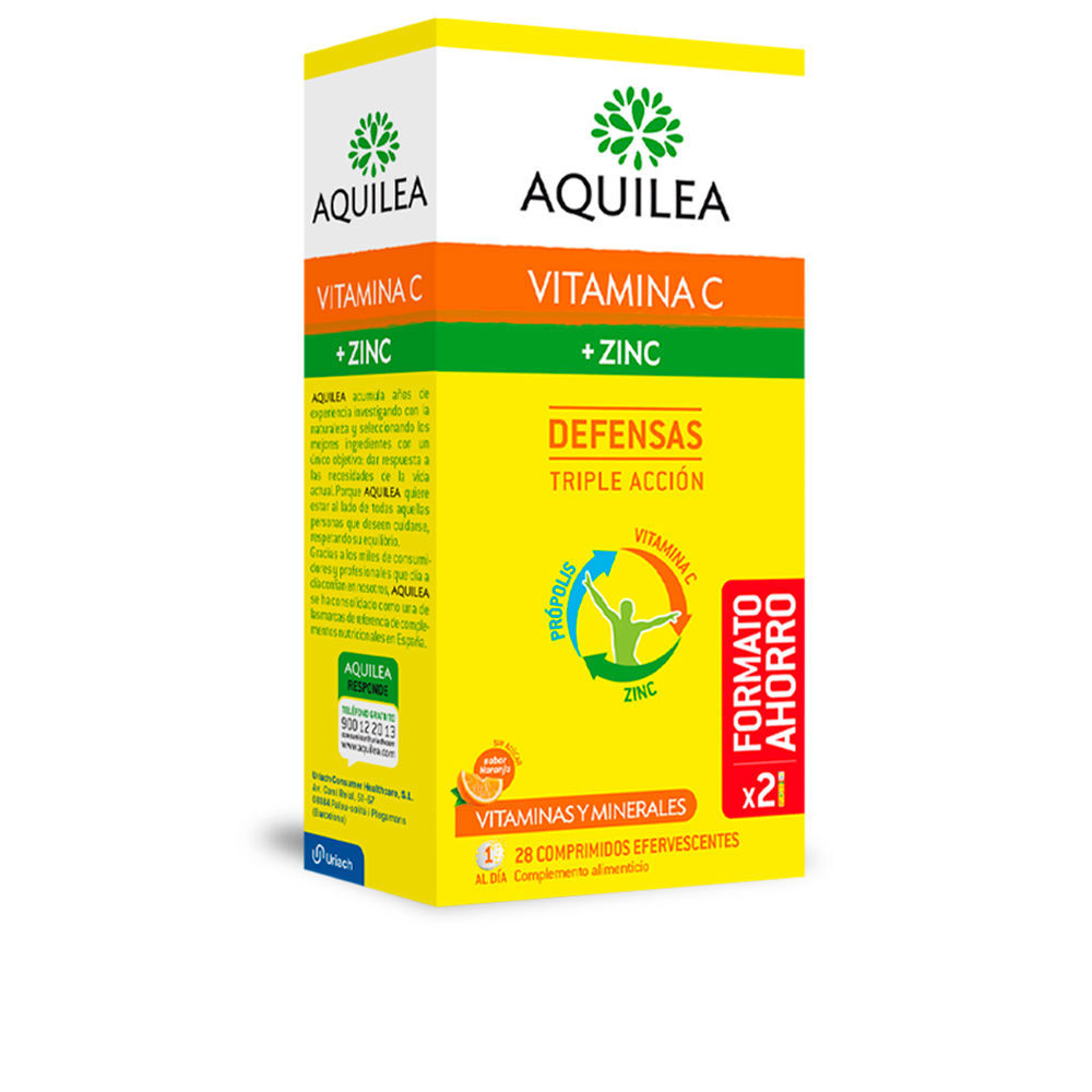 AQUILEA  Vitamin C + Zinc Savings Pack 28 Tablets
