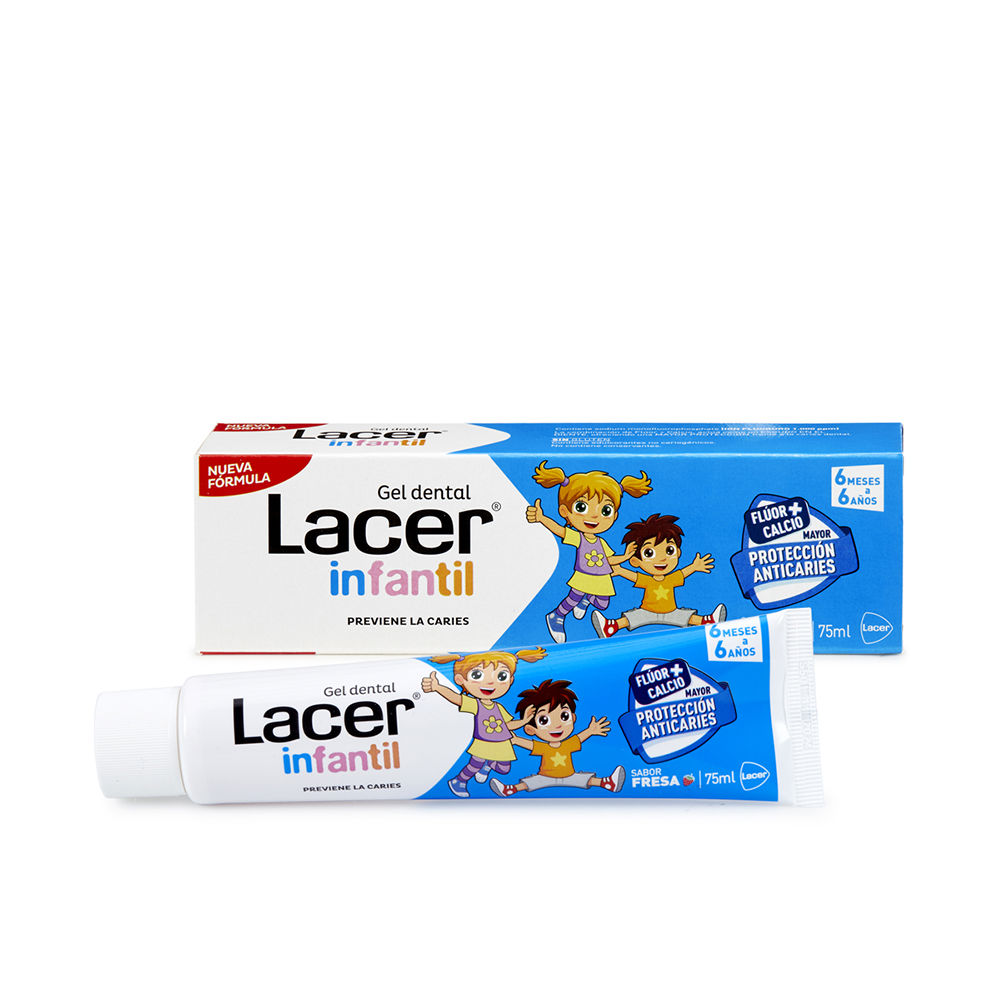 LACER  INFANTIL gel dental fresa 75 ml