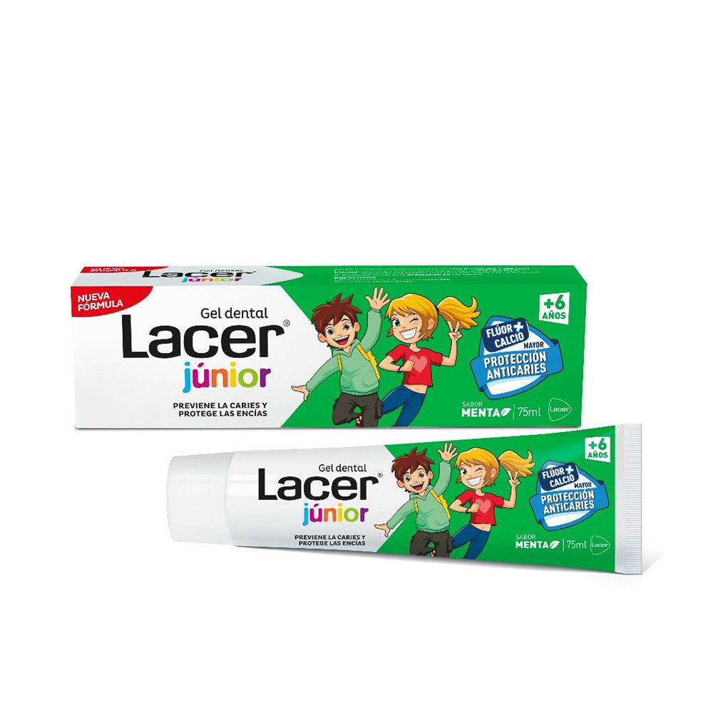 LACER  JUNIOR gel dental menta 75 ml