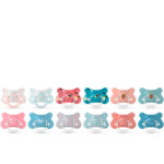 SUAVINEX  Pack of 2 Fusion Silicone Pacifiers with Physiological Teat 4-18M