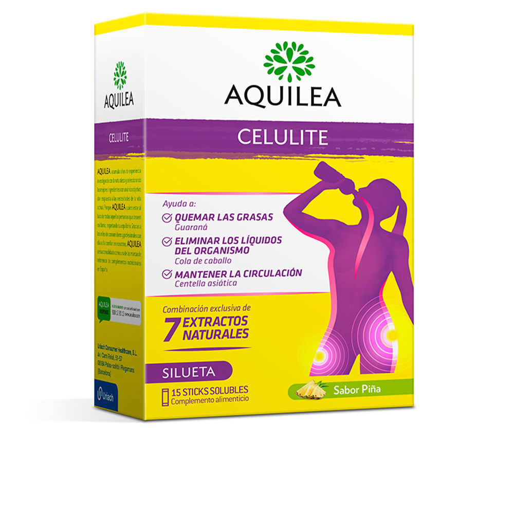 AQUILEA  Celulina Treatment for Cellulite 15 Drinkable Sticks of 10 ml