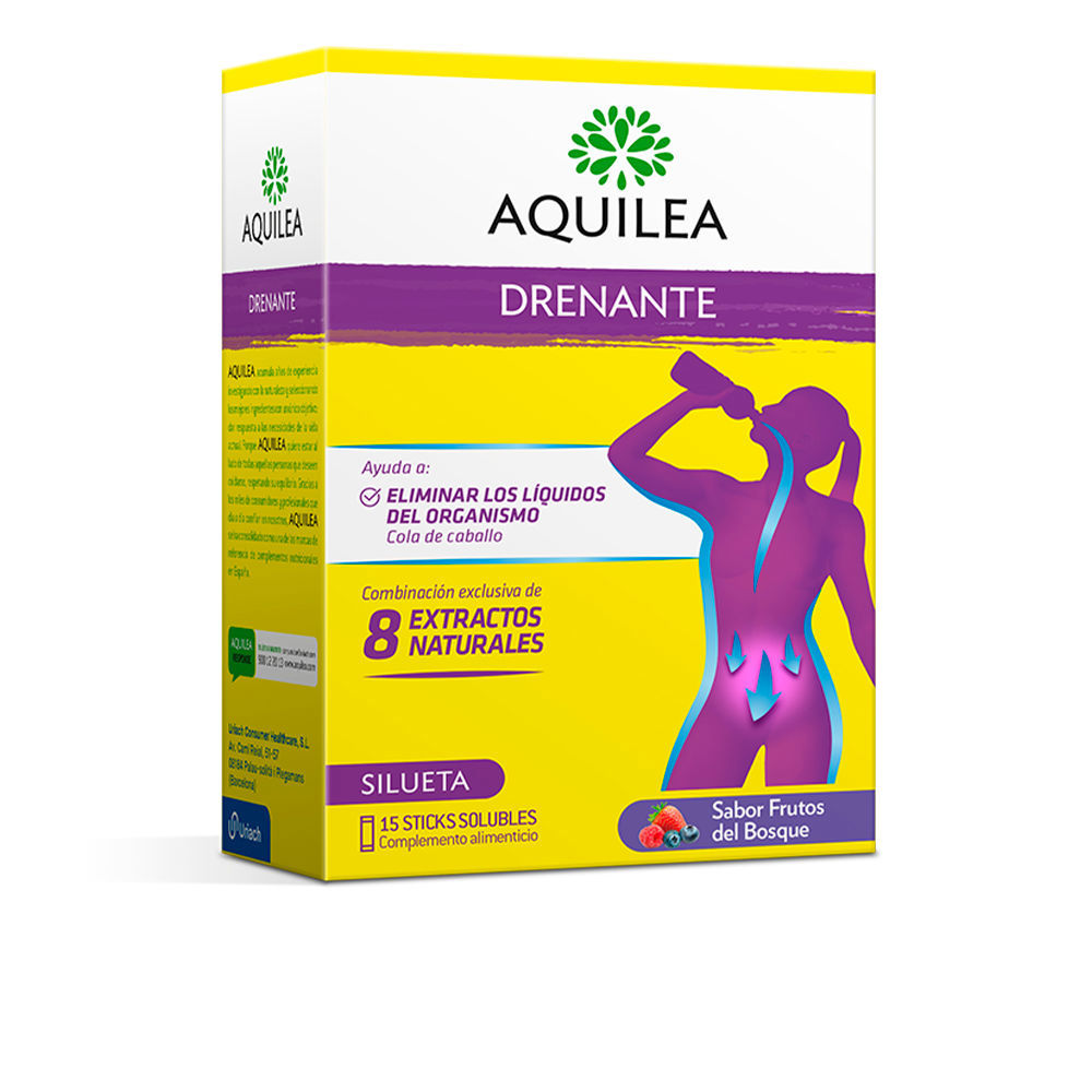 AQUILEA  Draining with Fruits of the Forest Flavor 15 Soluble Sticks