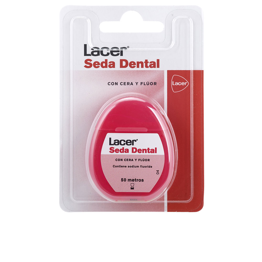 LACER  SEDA DENTAL con cera y flúor 50 metros 1 u