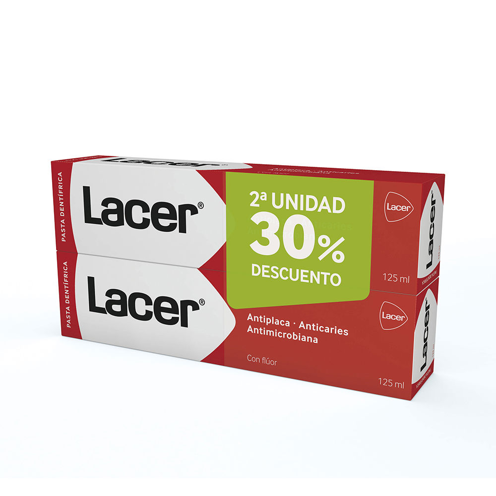 LACER  TOOTHPASTE PACK 2 x 125 ml