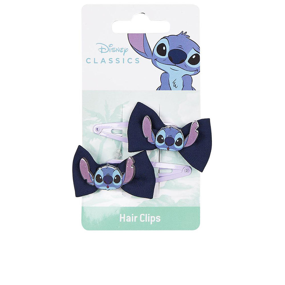 INCA  DISNEY BOW CLIPS #stitch 7.4 x 12.5 x 2 cm 2 units