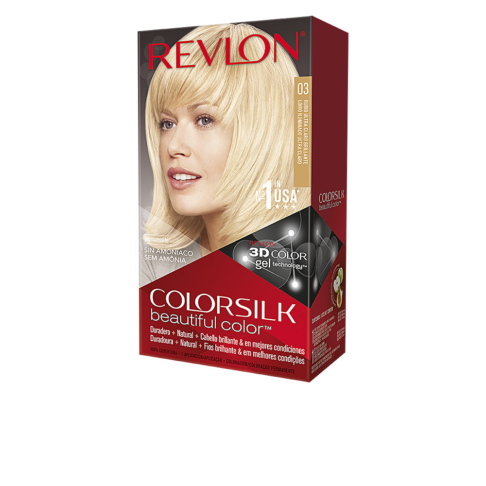 REVLON MASS MARKET  COLORSILK tinte #03-rubio ultra claro 1 u