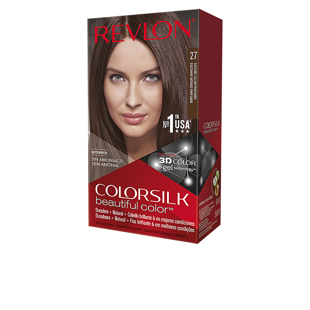 REVLON MASS MARKET  COLORSILK tinte #27-castaño calido profundo 1 u