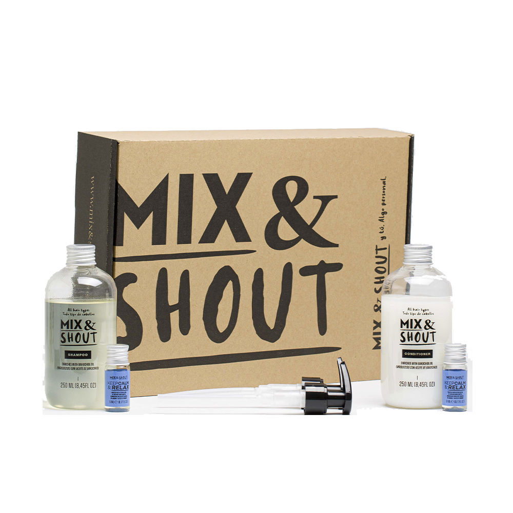 MIX & SHOUT  SOOTHING ROUTINE LOT 4 pz