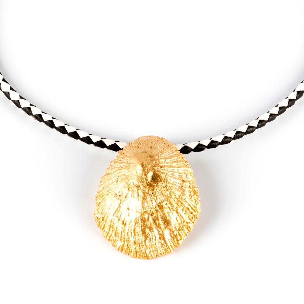 SHABAMA  CALOBRA LUXE BLACK & WHITE necklace #shiny gold 1 u