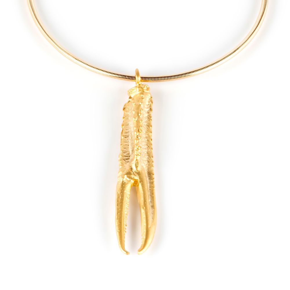 SHABAMA  TUENT ELASTIC necklace #shiny gold 1 u
