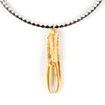 SHABAMA  TUENT LUXE BLACK & WHITE necklace #shiny gold 1 u