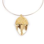 SHABAMA  BELLOTA rigid necklace #shiny gold 1 u
