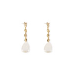 SHABAMA  BARTON earrings #shiny gold 1 u