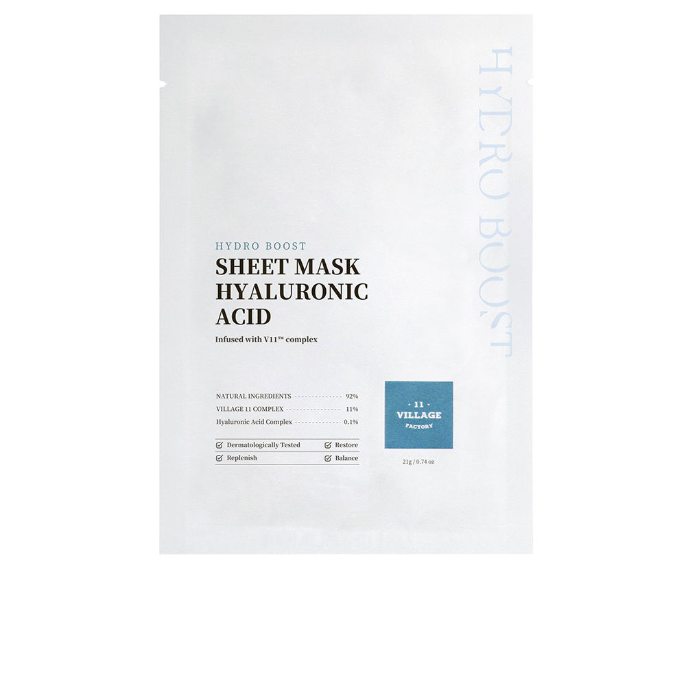 VILLAGE 11  HYDRO BOOST sheet mask hyaluronic acid 23 gr