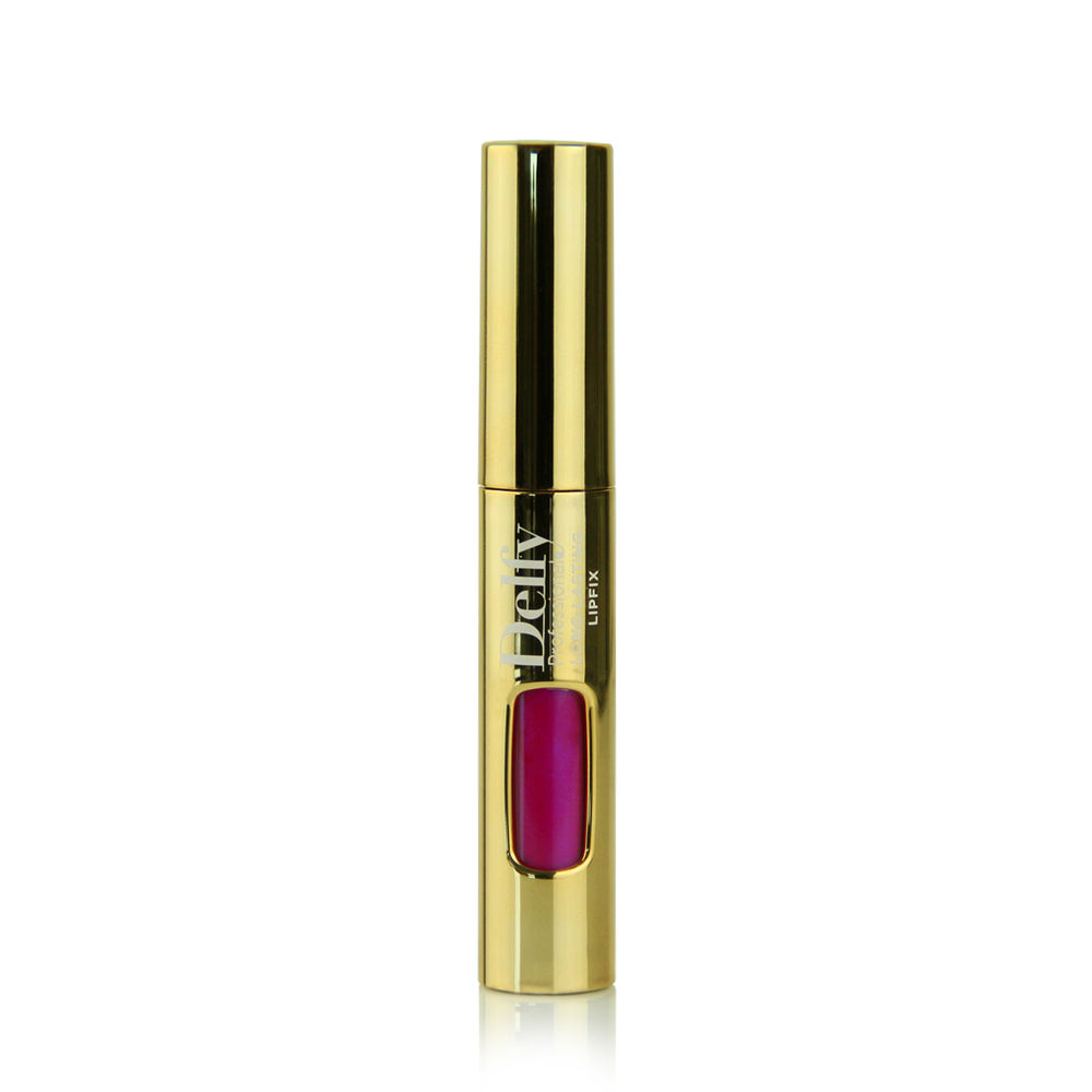 DELFY  LIPFIX GOLD liquid lipstick #fuchsia pink 8 gr