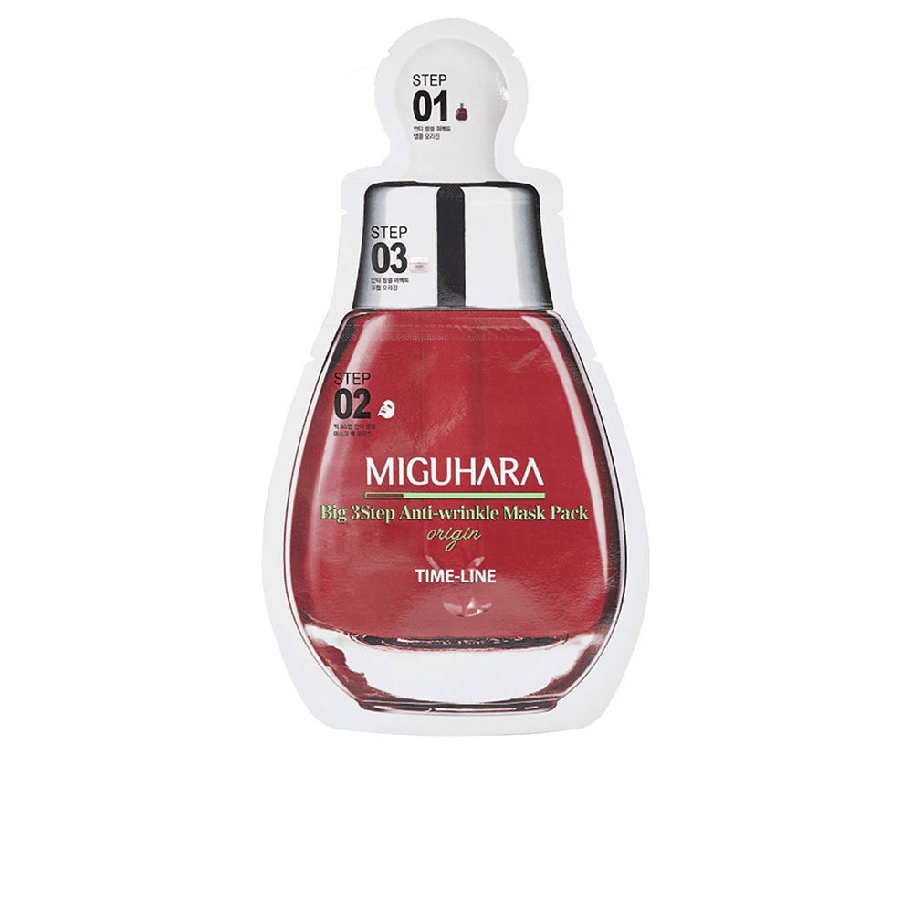 MIGUHARA  BIG 3 STEP ANTI-WRINKLE MASK PACK ORIGIN 2 pz