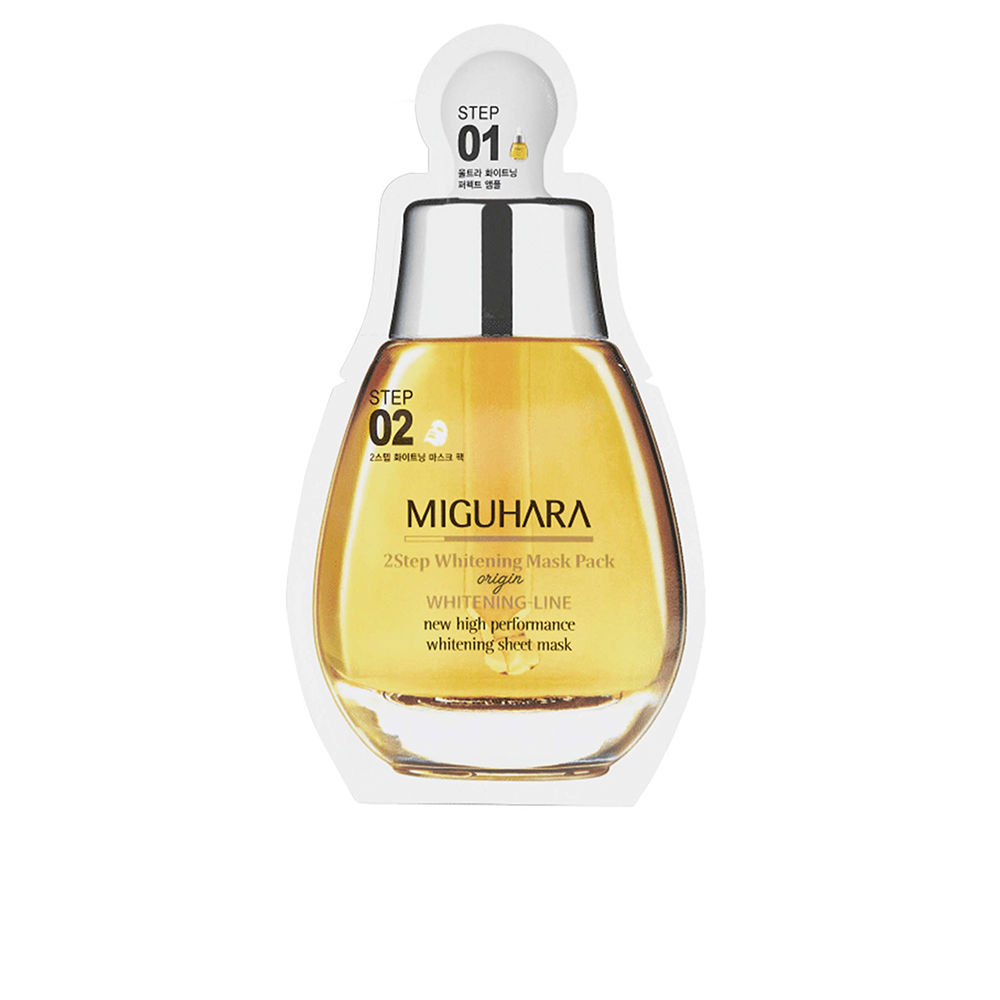 MIGUHARA  2 STEP WHITENING MASK PACK ORIGIN 2 u