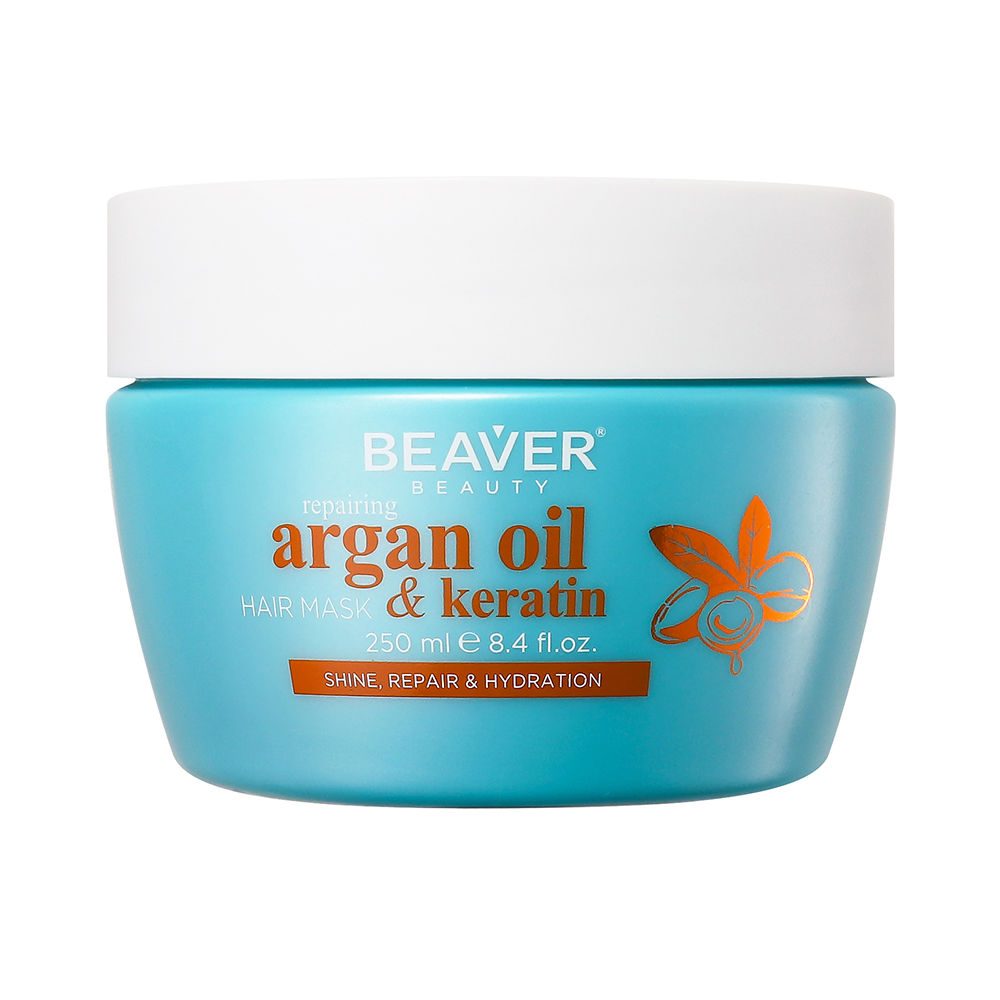 BEAVER  ARGAN OIL & KERATIN repairing mask 250 ml