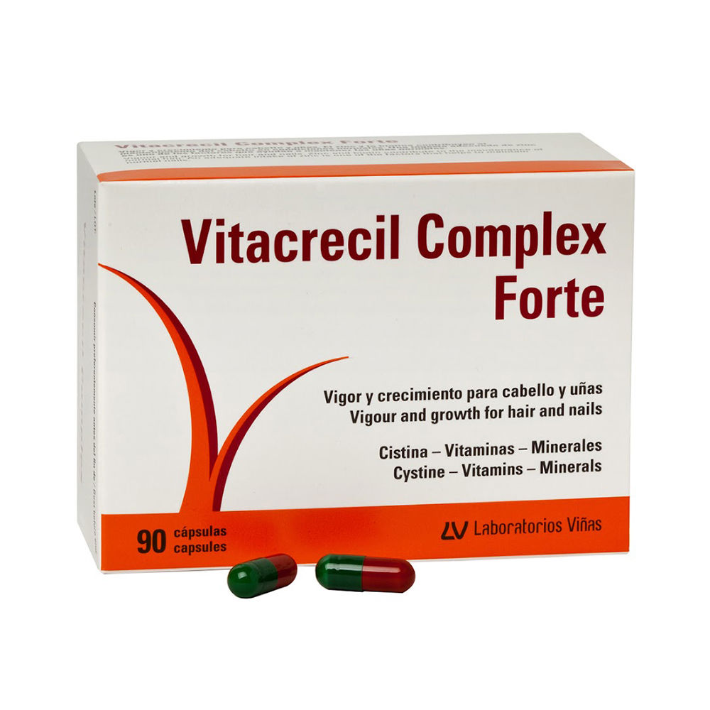 VITACRECIL COMPLEX  VITACRECIL COMPLEX FORTE hair and nails capsules 90 units