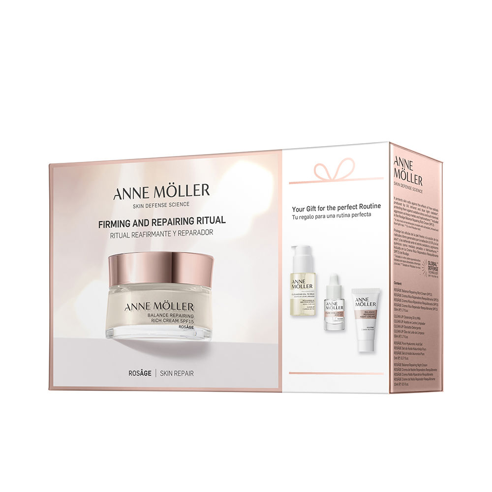 ANNE MÖLLER  ROSÂGE RICH REBALANCING REPAIRING CREAM SPF15 4-pack